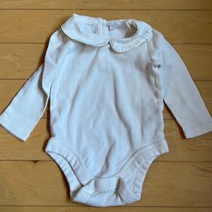 Gap Peter Pan collar onesie 6-12